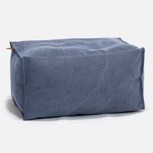 Small Footstool - Canvas Navy