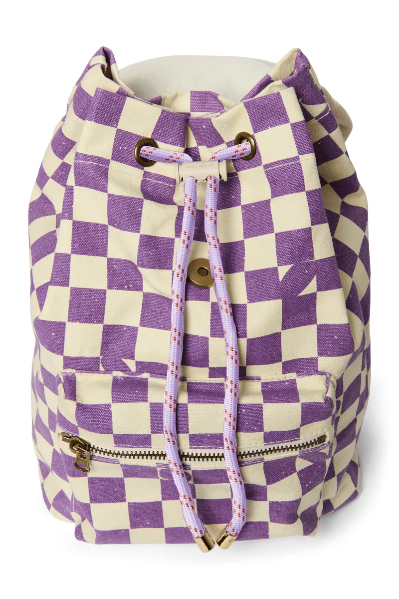 Studio Noos Mini Backpack - Violet Checkerboard