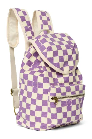 Studio Noos Mini Backpack - Violet Checkerboard