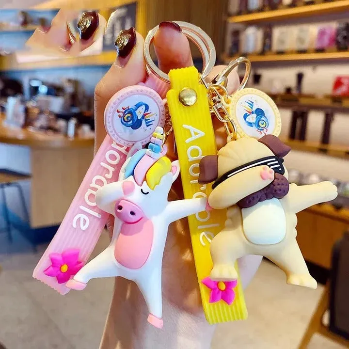Stylish Unicorn Keychain .