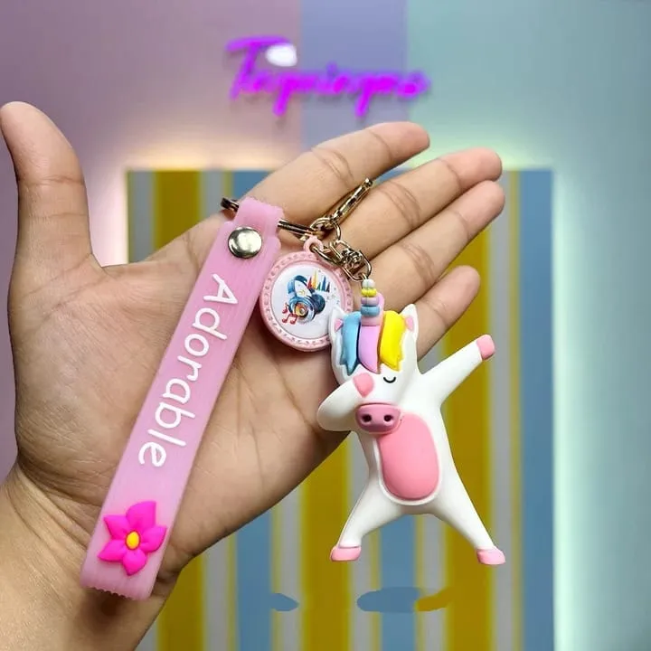 Stylish Unicorn Keychain .