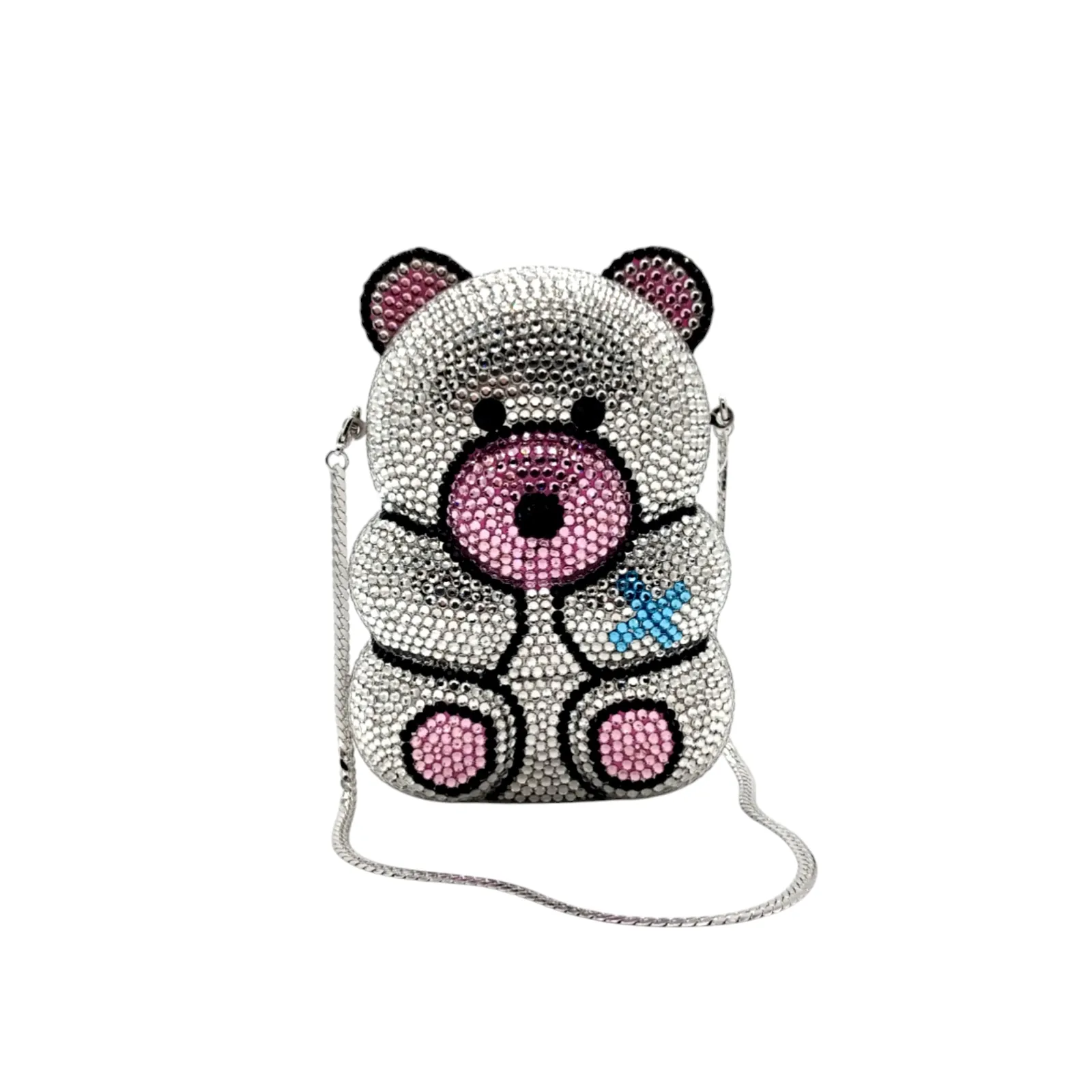 Swarovski Crystal Teddy Bear Clutch