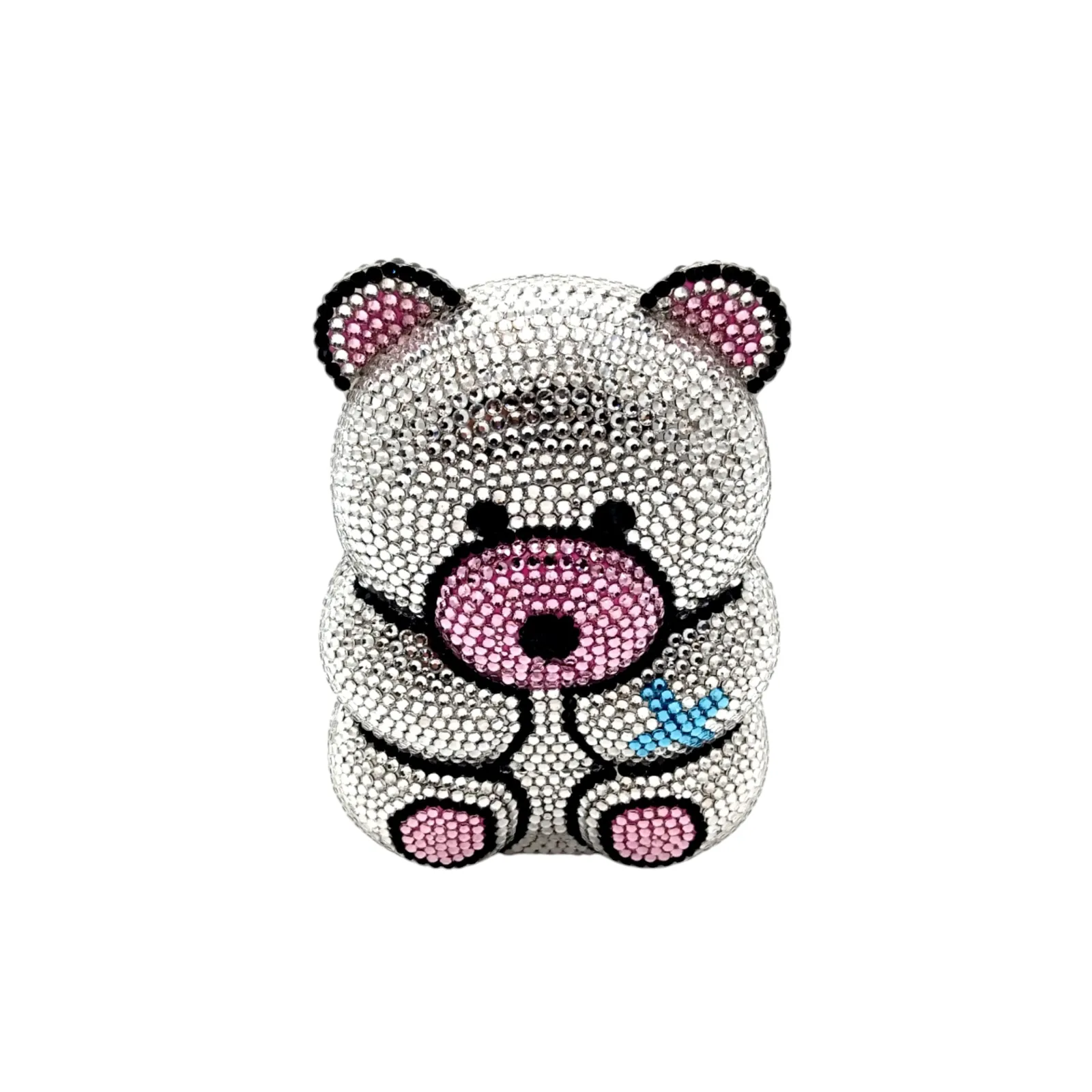 Swarovski Crystal Teddy Bear Clutch