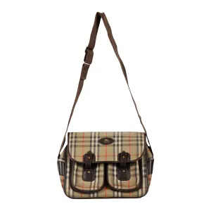 Trendy Inspired Burberry Burberry Logo Messenger Bag