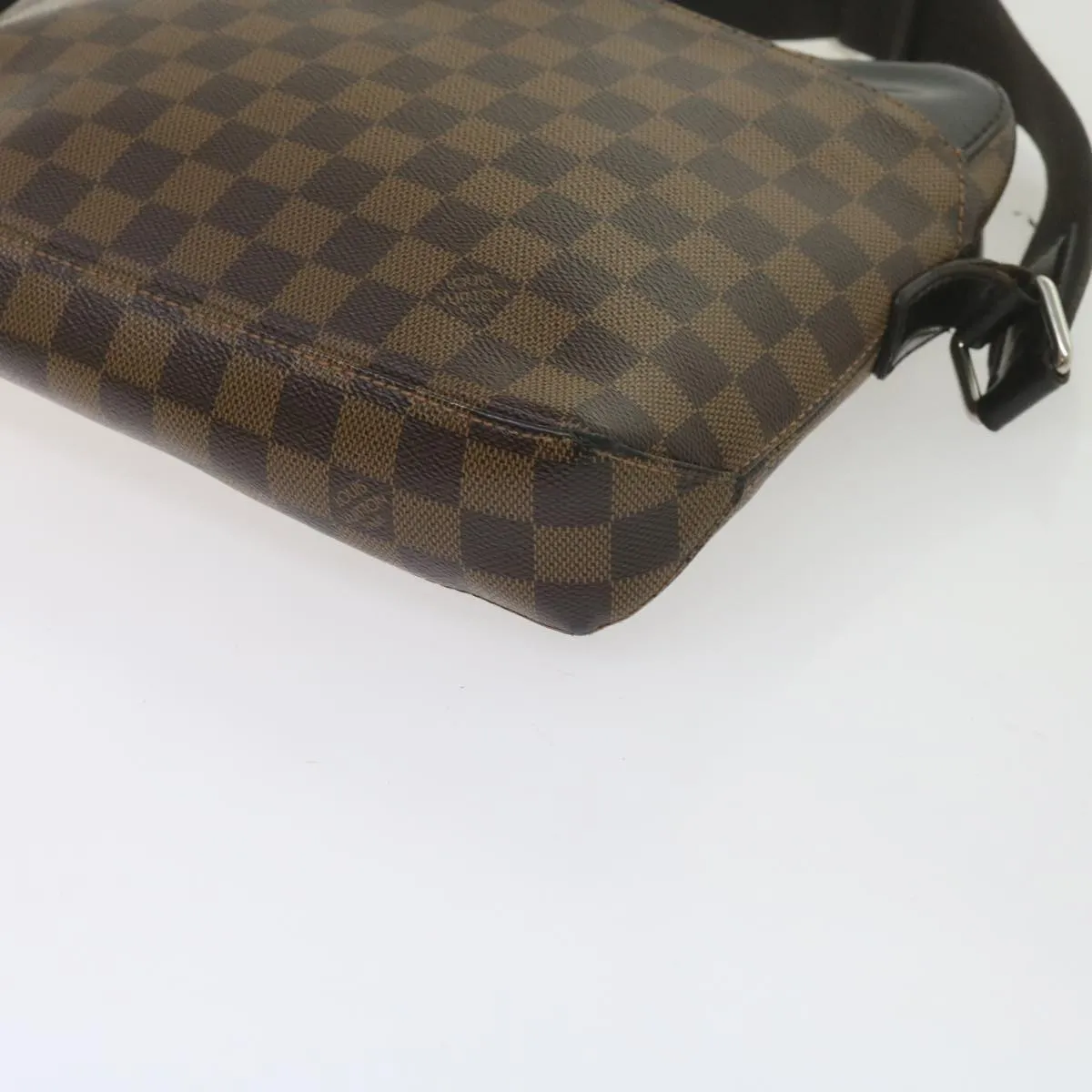 Trendy Inspired Louis Vuitton Damier Ebene Jake Messenger Pm Shoulder Bag N41568 Lv Auth Bs10717