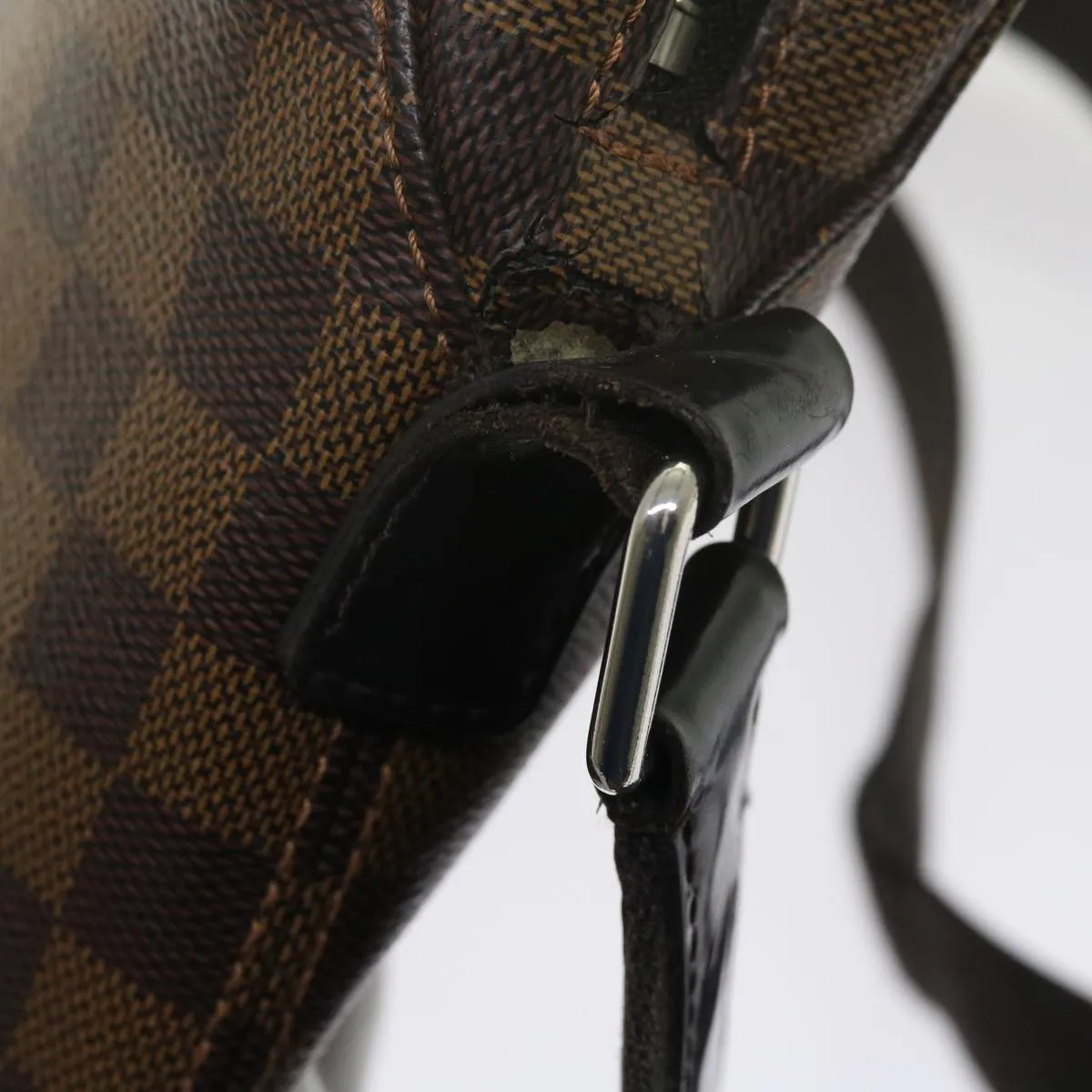 Trendy Inspired Louis Vuitton Damier Ebene Jake Messenger Pm Shoulder Bag N41568 Lv Auth Bs10717