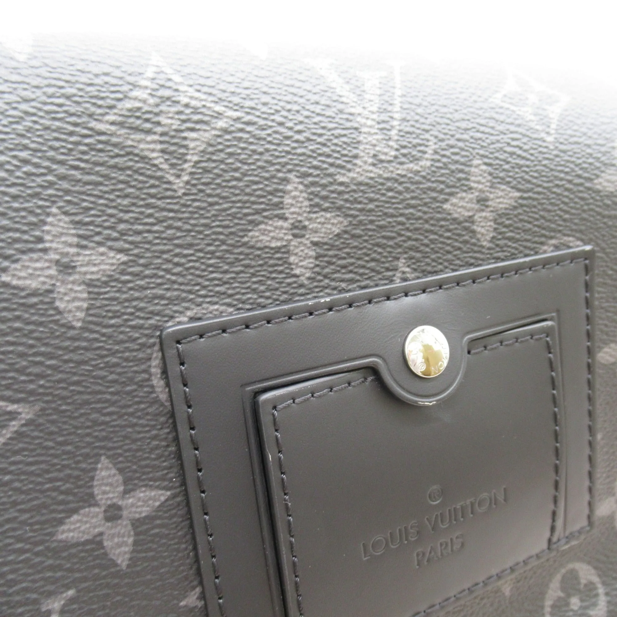 Trendy Inspired Louis Vuitton Messenger Voyage Pm Black Pvc Coated Canvas M40511