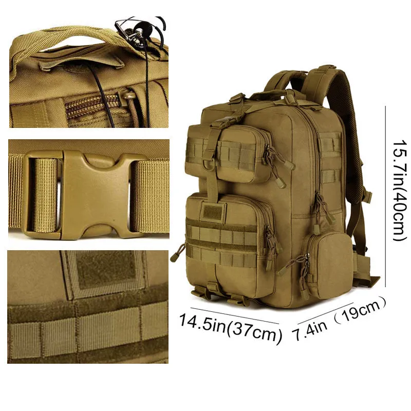 Unisex Military Outdoor Tactical MolleMilitar Rucksack Backpack