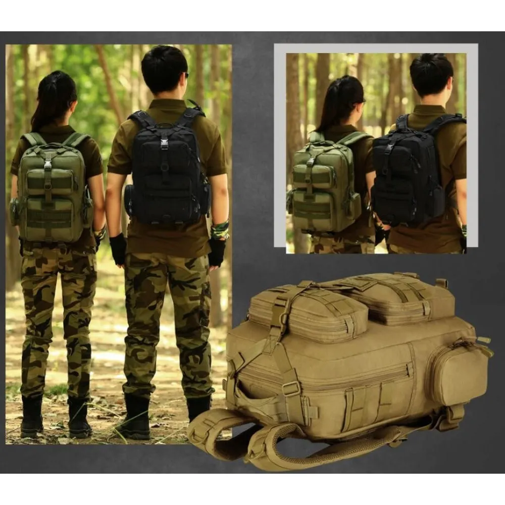 Unisex Military Outdoor Tactical MolleMilitar Rucksack Backpack