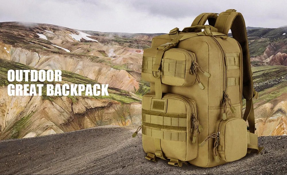 Unisex Military Outdoor Tactical MolleMilitar Rucksack Backpack