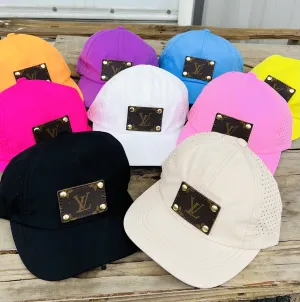 Upcycled Dri Fit Pony Tail Back Cap