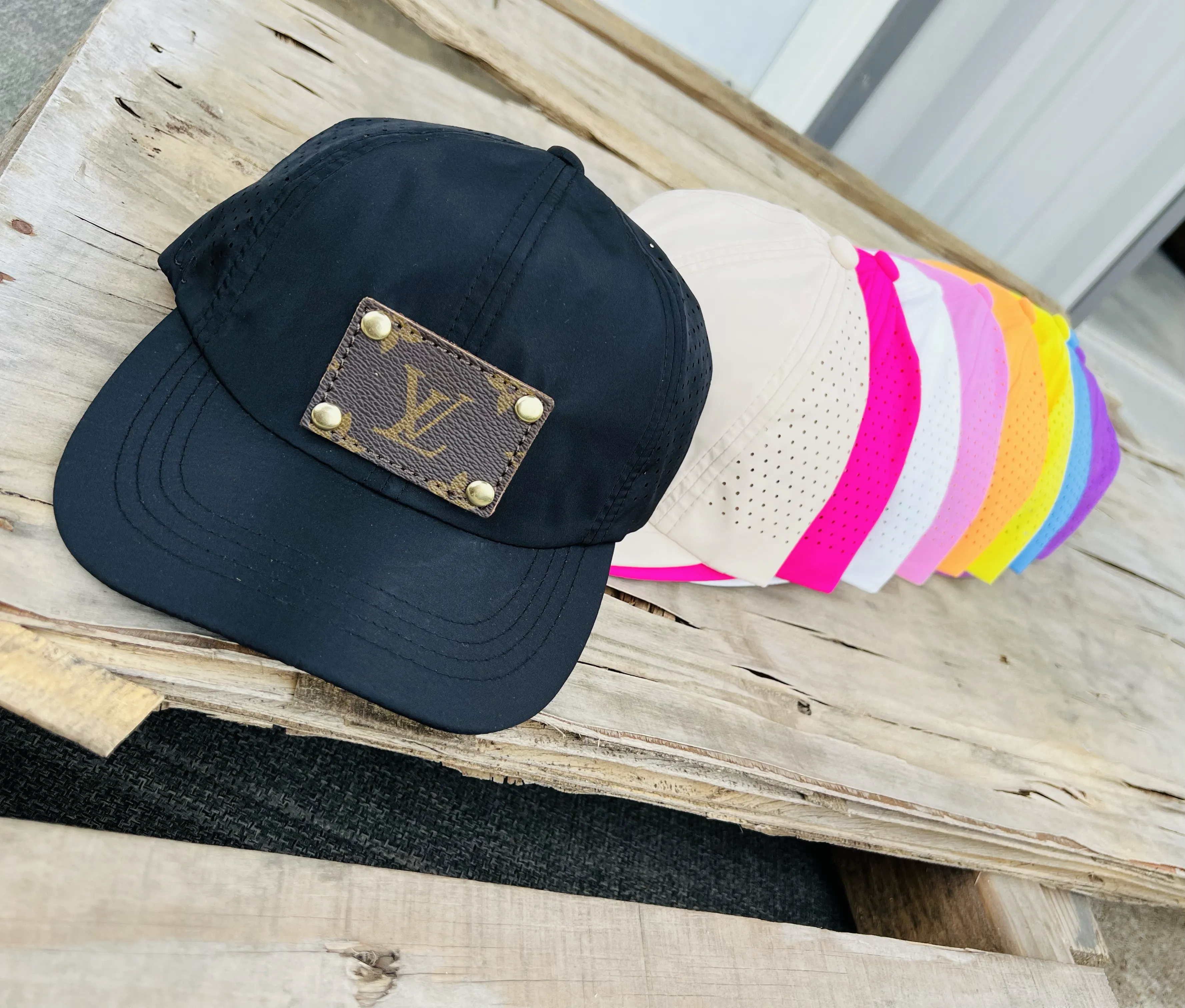 Upcycled Dri Fit Pony Tail Back Cap