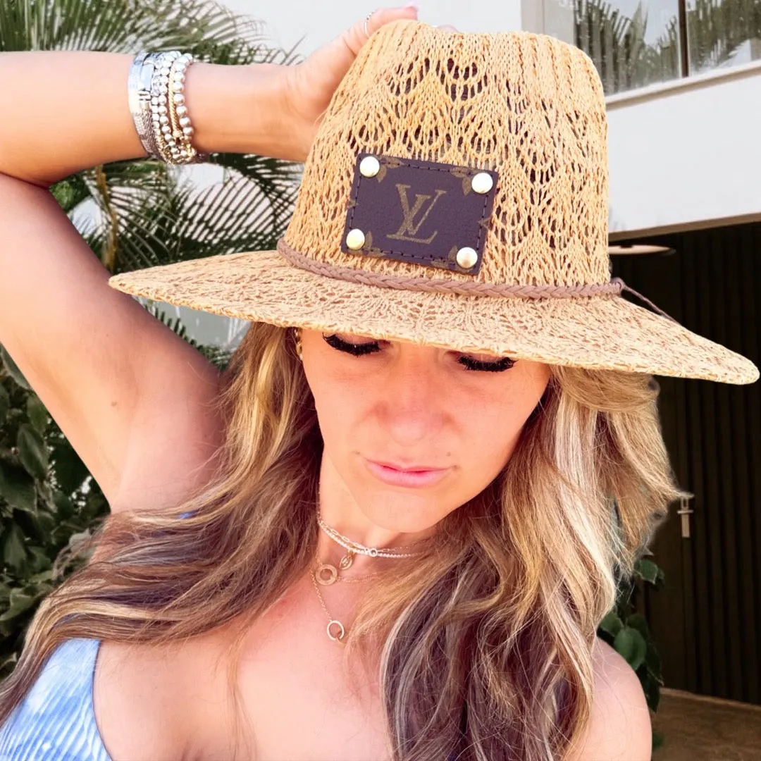 Upcycled LV Santorini Hat
