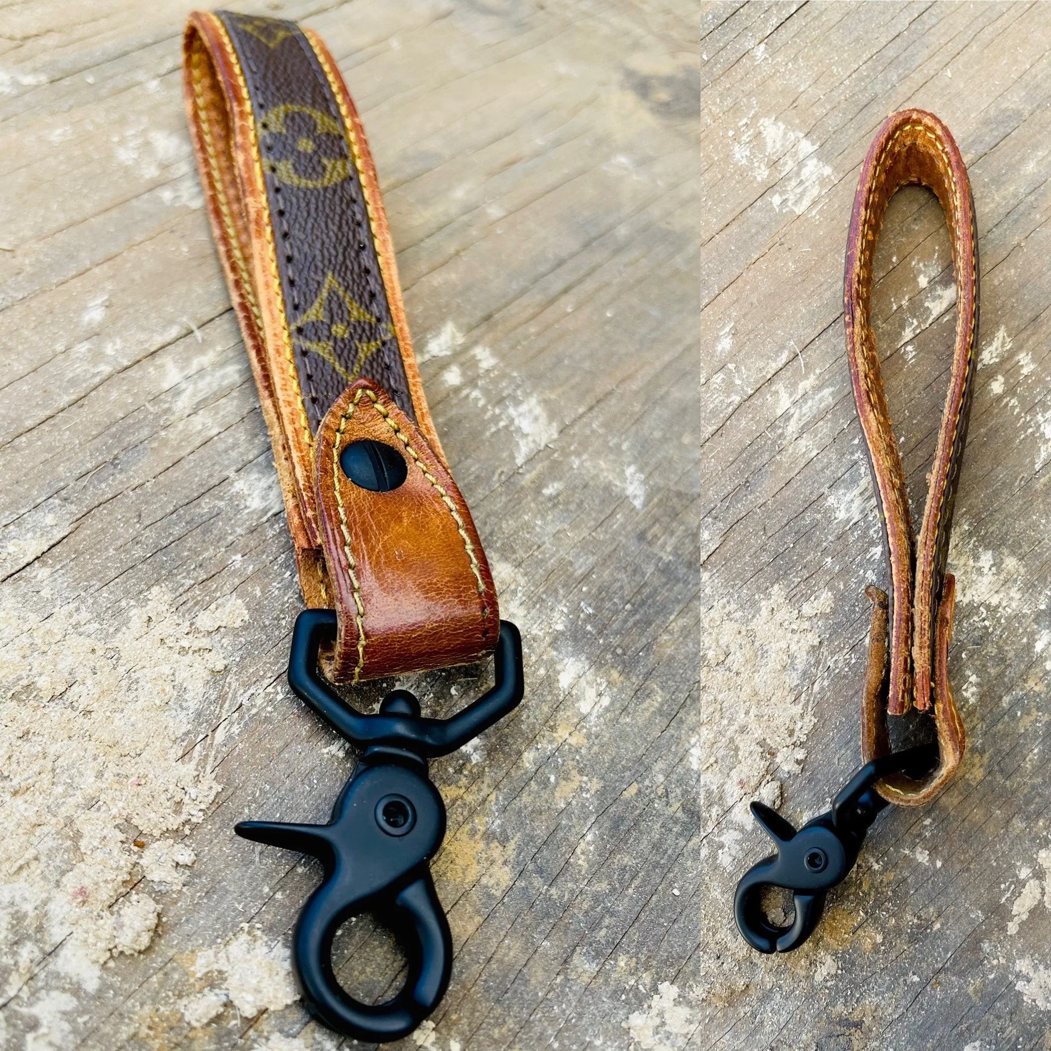 Upcycled Original Strap LV Key chain NIOR