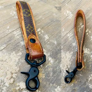 Upcycled Original Strap LV Key chain NIOR