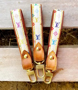 Upcycled Original Strap LV Keychain LIMITED