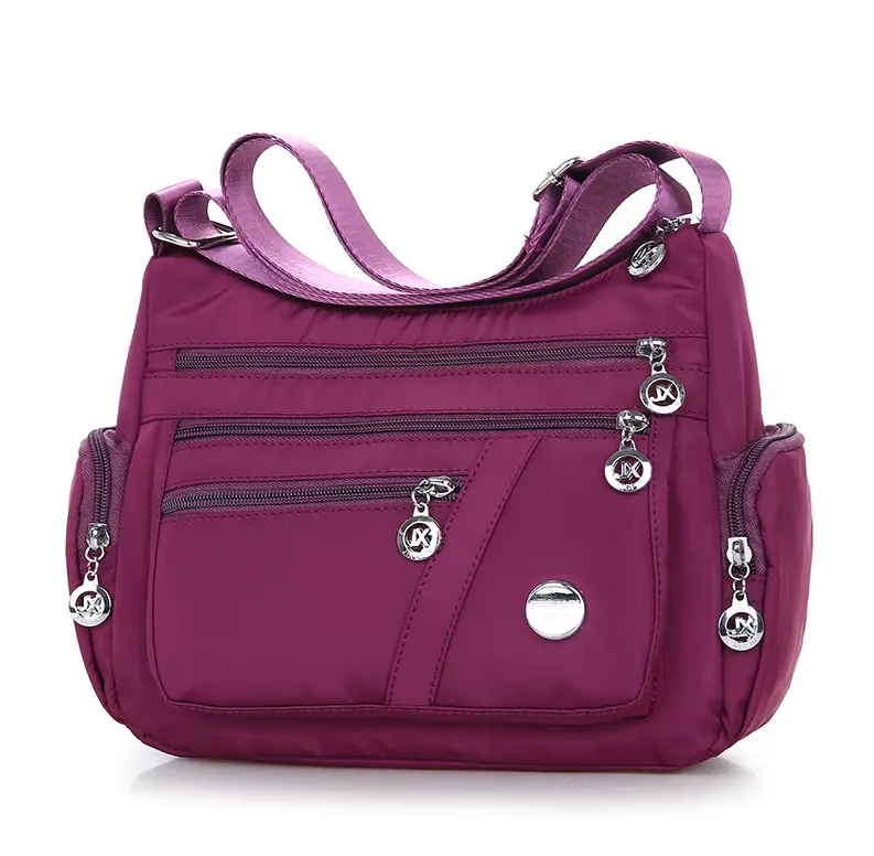 Women Shoulder Lightweight Crossbody Multiple Pockets Messenger Bag