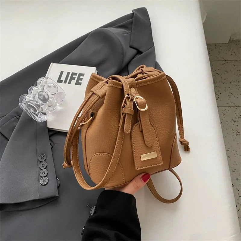 Women's Fancy All-Matching Autumn Work Clothing Bucket Bag