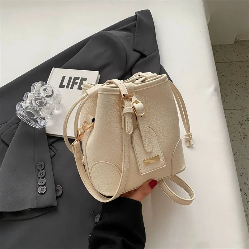 Women's Fancy All-Matching Autumn Work Clothing Bucket Bag