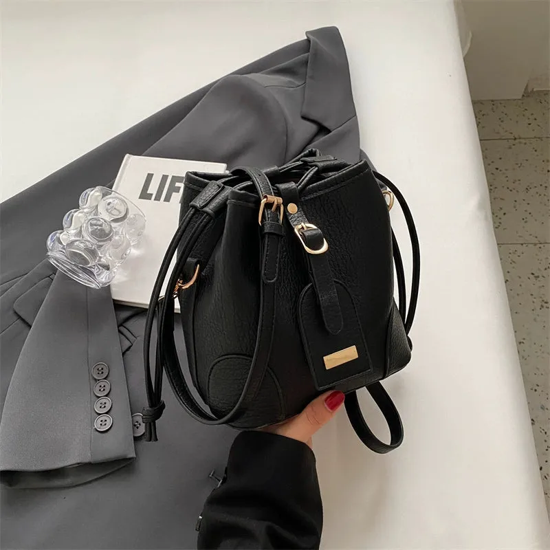 Women's Fancy All-Matching Autumn Work Clothing Bucket Bag